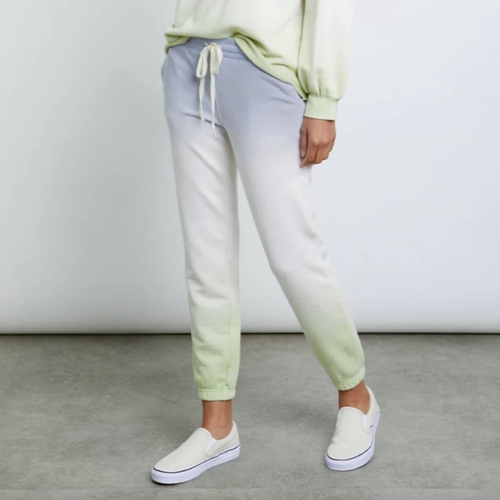 Rails Pastel Ombre Track Pants in Lavender, Cream & Light Green
